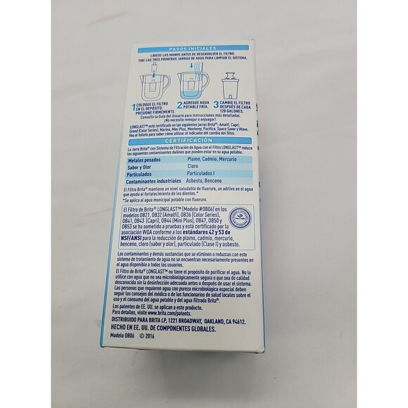 Brita Longlast Water Filter Replacement Filters Pitcher Dispensers 3x Longer New - Picture 13 of 14